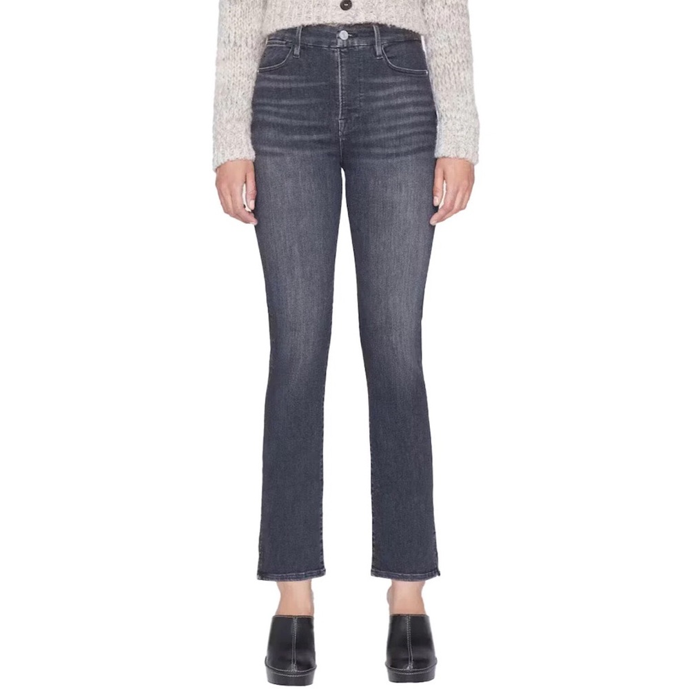 “NEW” FRAME Le Super High Straight Slit Jean
